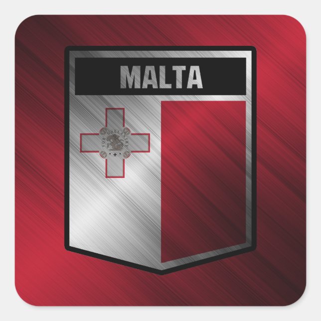 Malta Square Sticker (Front)