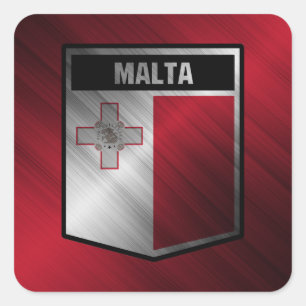 Malta Square Sticker