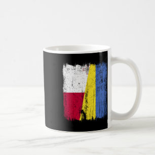 Malta Ukraine Half Flag Maltese Ukrainian Heritage Coffee Mug