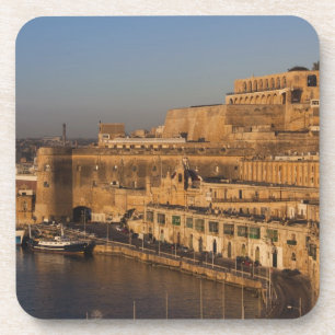 Malta, Valletta, harbour view from Lower Barrakka Coaster
