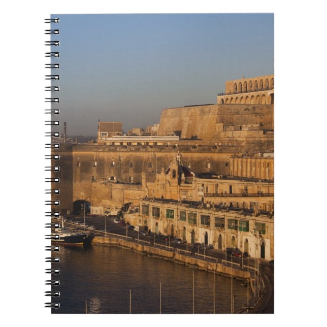Malta, Valletta, harbour view from Lower Barrakka Notebook (Front)