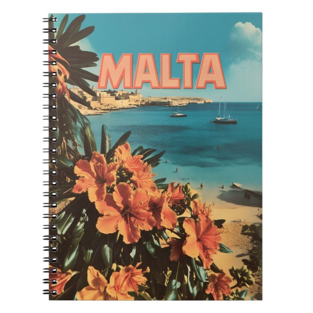 Malta vintage notebook (Front)