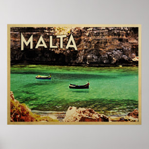 Malta Vintage Poster