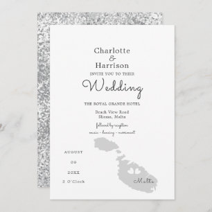 Malta Wedding Destination Invitation