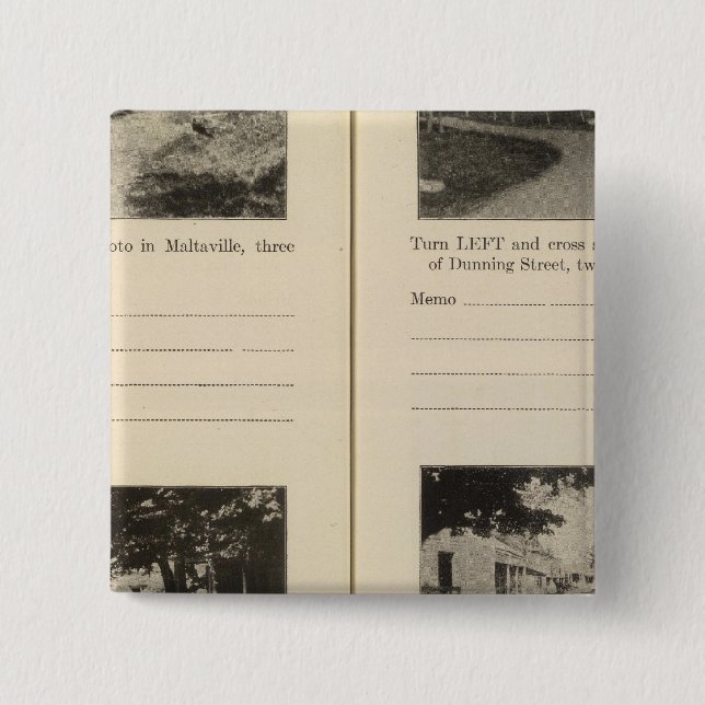 Maltaville Dunning St 15 Cm Square Badge (Front)