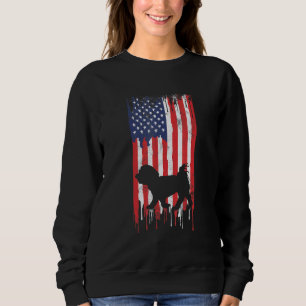 Maltese American Usa Flag 4th Of July Patriotic Ca Sweatshirt
