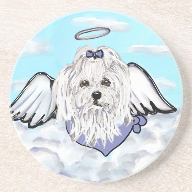 Maltese Angel Coaster (Front)