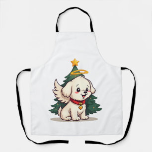 Maltese Angel Dog Apron