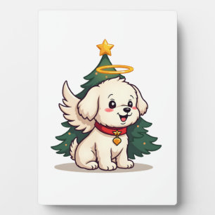Maltese Angel Dog Plaque
