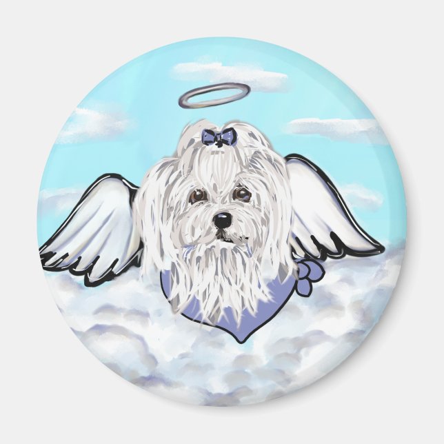 Maltese Angel Magnet (Front)