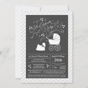 Maltese Baby Shower Gender Neutral Invitation