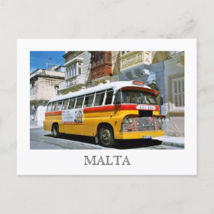 Maltese bus Postcard