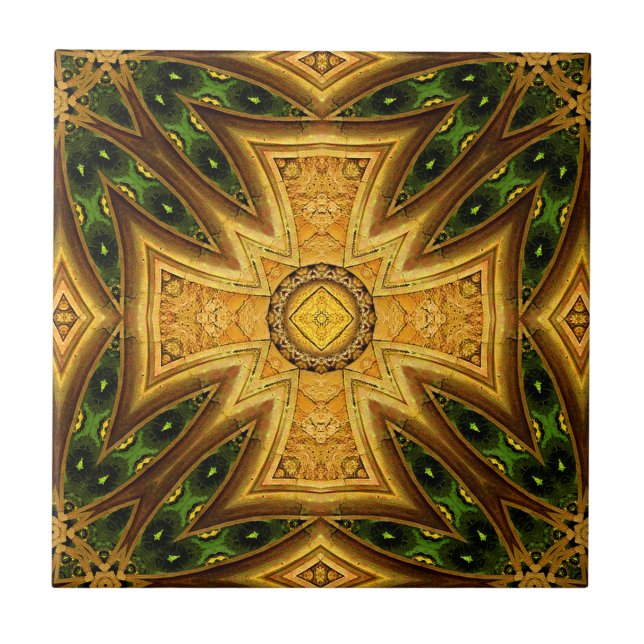 Maltese Celtic Combo Mandala Tile (Front)