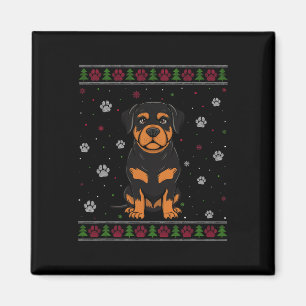Maltese Christmas Sweater Xmas Pet Animal Dog Love Magnet