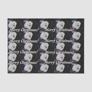 Maltese Christmas Tissue Paper