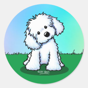Maltese Classic Round Sticker