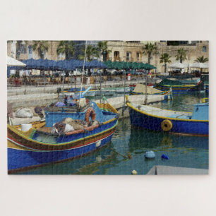 Maltese colourful boats jigsaw puzzle