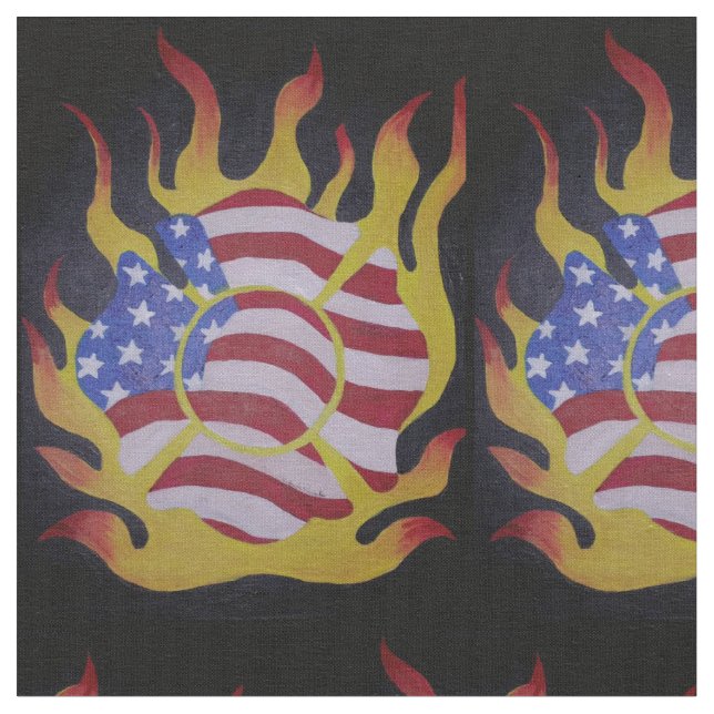 Maltese Cross Fabric (Close Up)