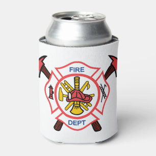 Maltese Cross Fire Dept Can Cooler