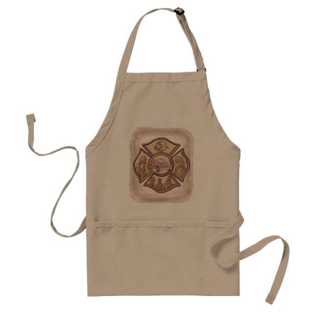 Maltese Cross Firefighter Apron (Front)