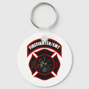 Maltese Cross - Firefighter/EMT Key Ring