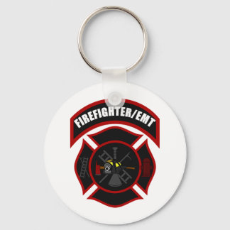 Maltese Cross - Firefighter/EMT Key Ring