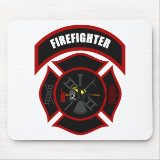 Maltese Cross - Firefighter Mouse Pad