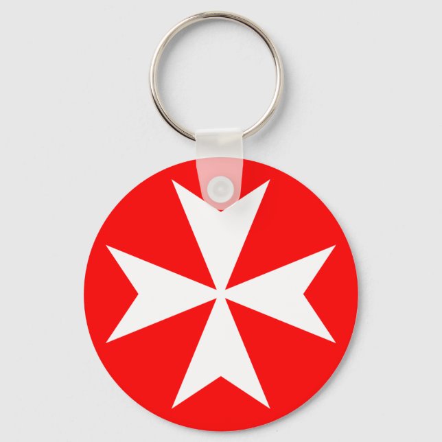 Maltese Cross Key Ring (Front)