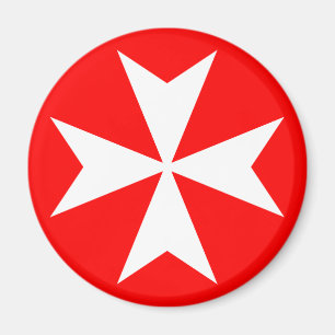 Maltese Cross Magnet