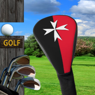 Maltese Cross & Malta flag Golf Covers /clubs