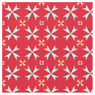 Maltese Cross & Malta Flag Trendy Fabric /fashion