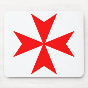 Maltese Cross Mouse Pad