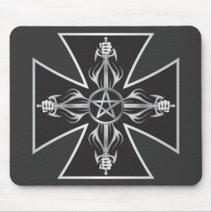 Maltese Cross Mouse Pad