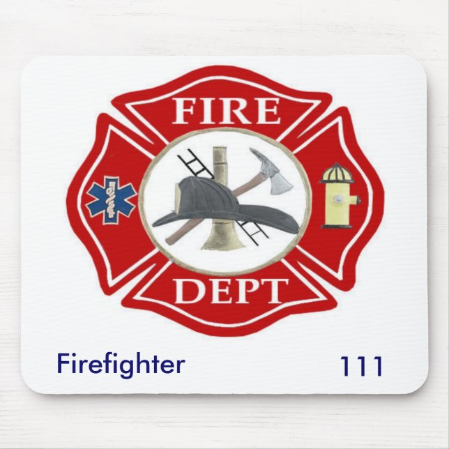 Maltese Cross Mousepad (Front)