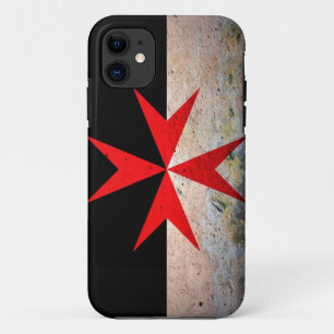 Maltese Cross on Rock iPhone 11 Case