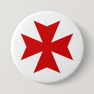 Maltese Cross Red pin #1