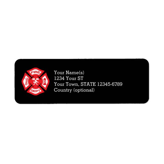 Maltese Cross- return address labels