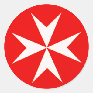 Maltese Cross SKATEBOARD STICKERS