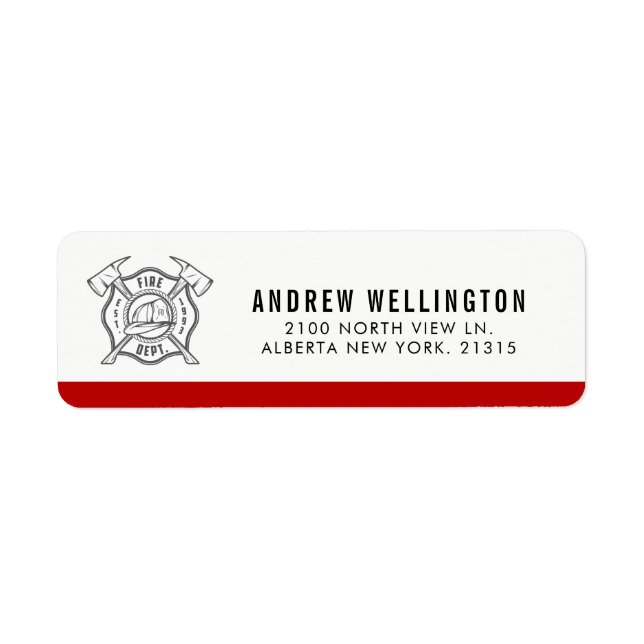 Maltese Cross Symbol | Return Address Label (Front)