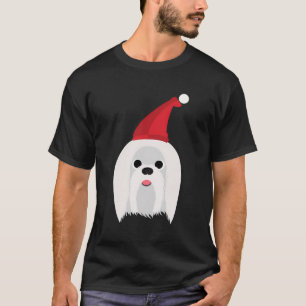 Maltese Cute Christmas Gifts For Dog Lover T-Shirt