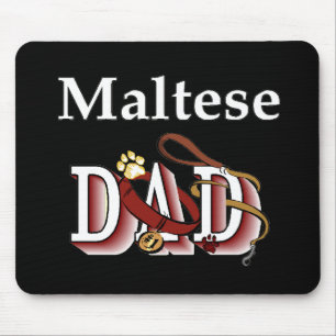 Maltese Dad Gifts Mouse Pad