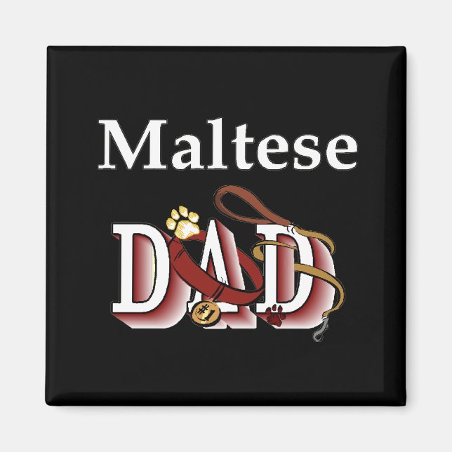 maltese dad Magnet (Front)