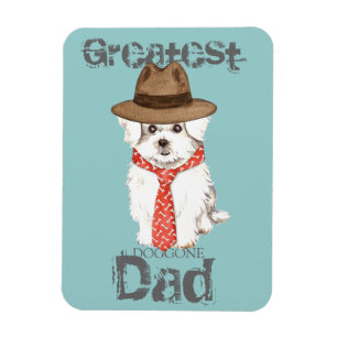 Maltese Dad Magnet