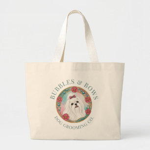 Maltese Dog Grooming Tote Kit Bag
