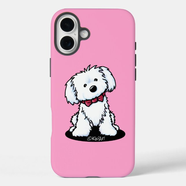 Maltese Dog iPhone Case (Back)