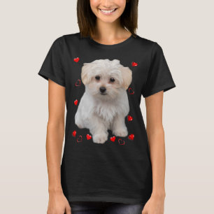 Maltese Dog Lover Dogs Puppies Owners Design T-Shirt
