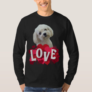 Maltese Dog Lover Puppy Owner Maltipoo Mix Fans He T-Shirt