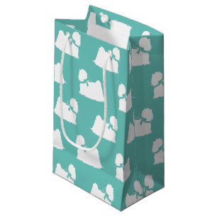 Maltese Dog Puppy Long Hair Small Gift Bag