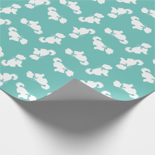 Maltese Dog Puppy Short Hair Teddy Bear Wrapping Paper