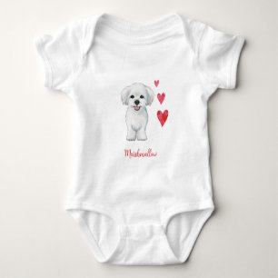 Maltese Dog Toy Breed Baby Bodysuit